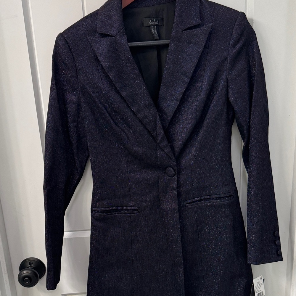 NWT. Aidan by Aidan Mattox Mag Multi Tuxedo Dress